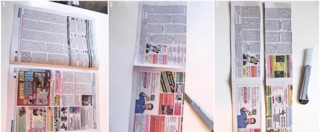 Как сделать петли к шкатулке из газетных. Плетение короба из газетных трубочек своими руками
