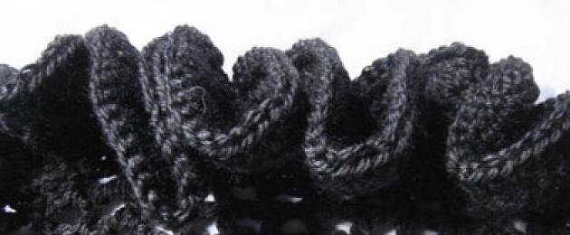 Шарф связанный крючком "Вивьен". Начинающим рукодельницам: учимся вязать шарф крючком Вариант вязания шарфа крючком для начинающих по схемам