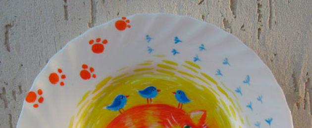 Особенности техники росписи тарелок, роспись керамической посуды. Точечная роспись для начинающих