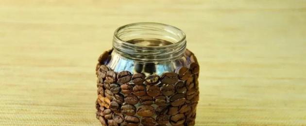 Панно из кофейных зерен — пошаговый мастер-класс по созданию украшения своими руками. Открытки из кофейных зерен Кофейная рамка