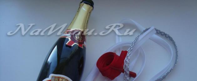 Мастер класс съемной одежды шампанского 